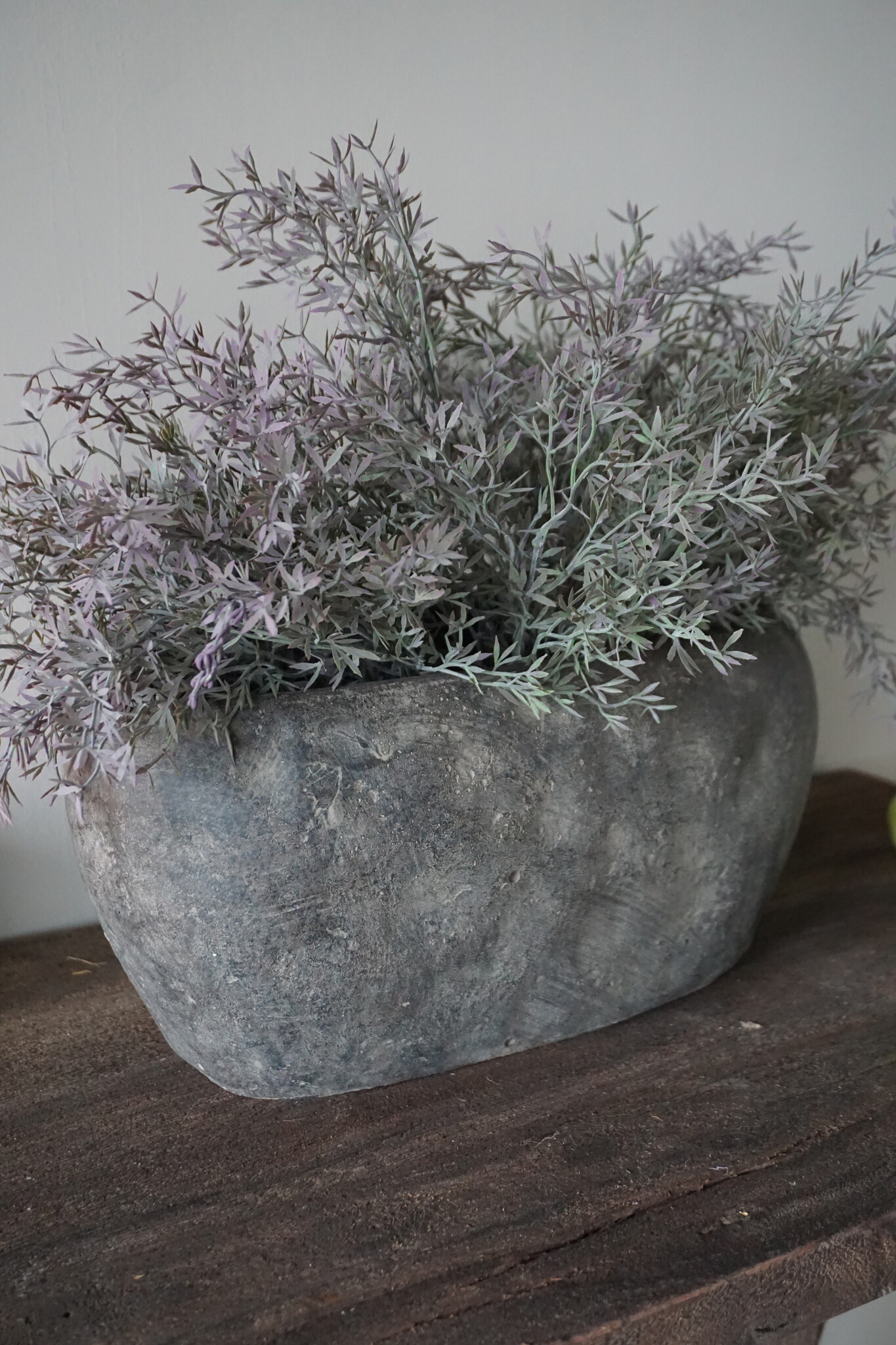 Rene Houtman Bloempot Ovaal Medium Bruin | H17 x B34 x  D17 Cm