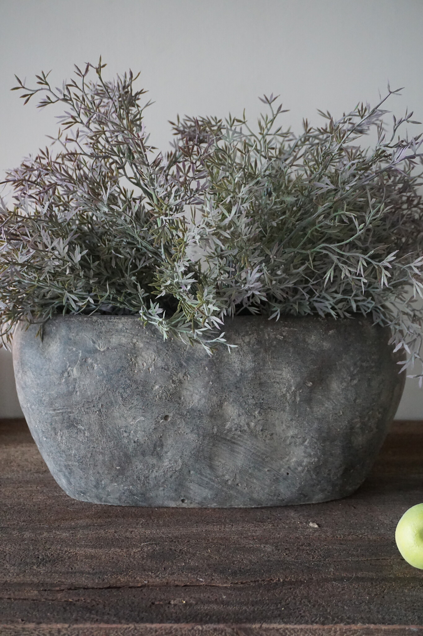 Rene Houtman Bloempot Ovaal Medium Bruin | H17 x B34 x  D17 Cm