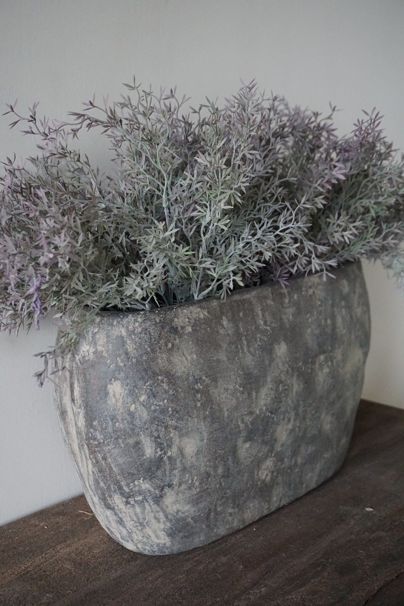 Rene Houtman Bloempot Ovaal Large Bruin | H25 x B44 x D18 Cm