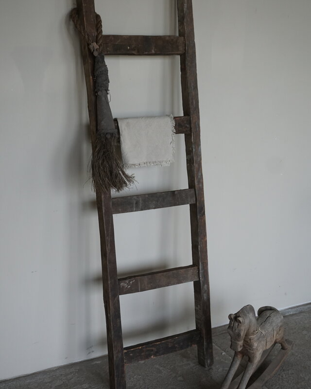 Aura Peeperkorn Ladder Old Farm Oud Verweerd Hout | H160 x B44.5