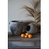 Rustieke Terracotta Pot Grijs | D32 x H30 cm