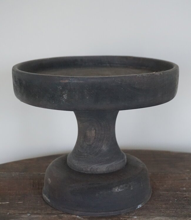 Aura Peeperkorn Plateau Brix Small Verweerd Hout |  D25 x H20.5 cm