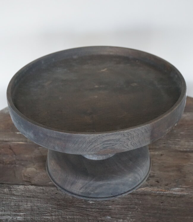 Aura Peeperkorn Plateau Brix Medium Verweerd Hout | D34 x H20,5 cm