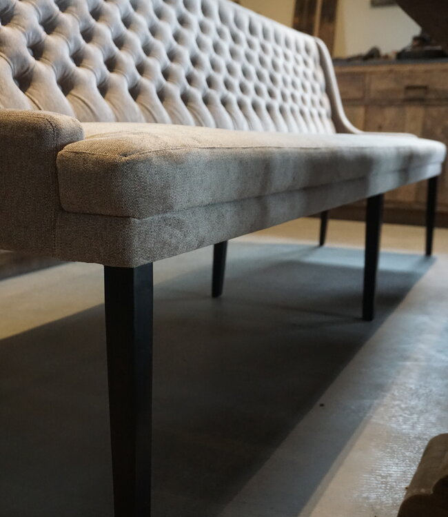 Rene Houtman Eetkamerbank Jolijn Capiton | Verschillende Stofkeuzes |