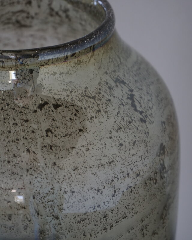 Light&Living Vaas Noami | Olijfgroen Glas | Ø21 x H40 cm