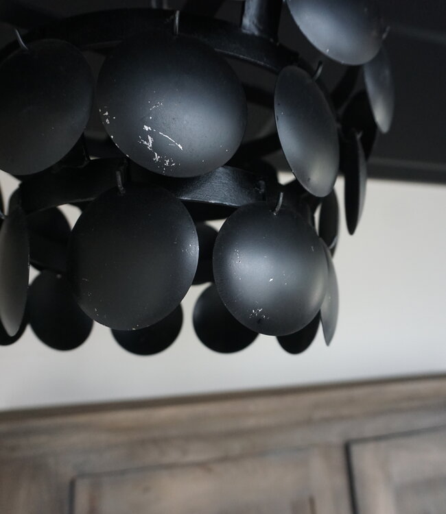 Rene Houtman Hanglamp Zwart | Schijfjes | Tweede kansje!