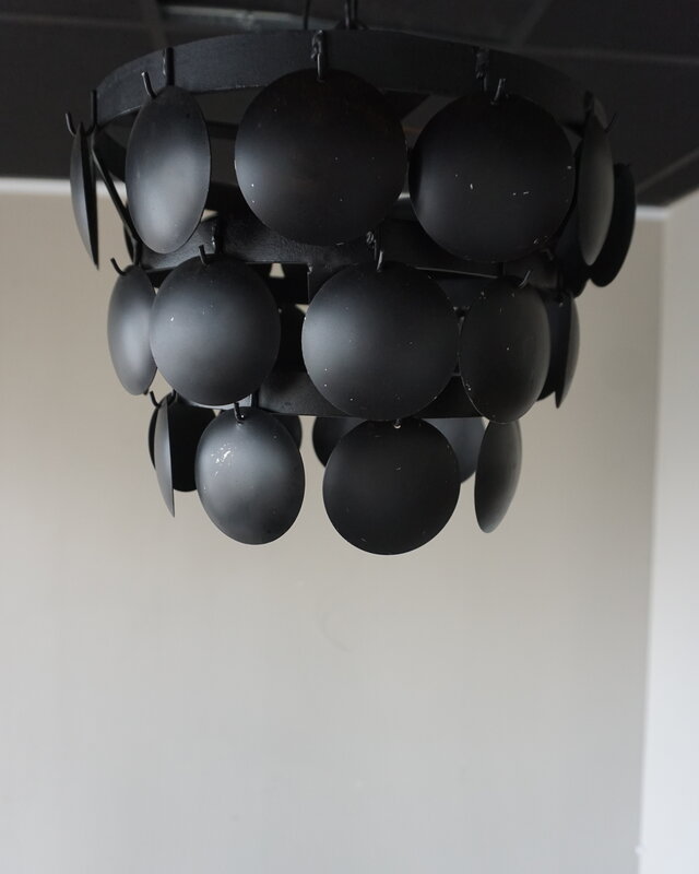 Rene Houtman Hanglamp Zwart | Schijfjes | Tweede kansje!