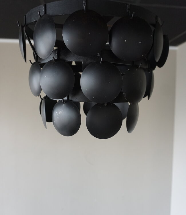 Rene Houtman Hanglamp Zwart | Schijfjes | Tweede kansje!