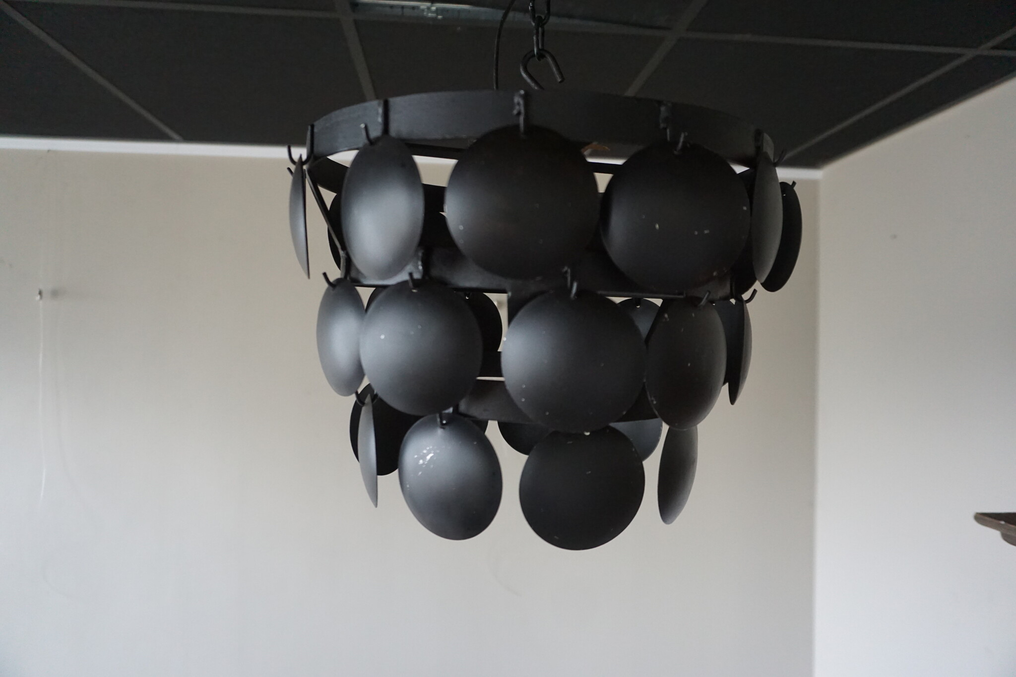 Rene Houtman Hanglamp Zwart | Schijfjes | Tweede kansje!