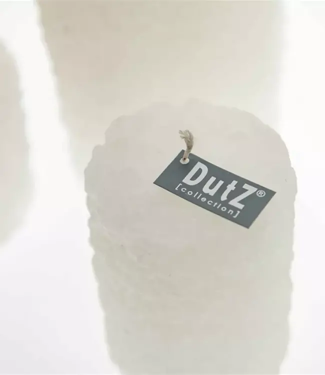 DutZ Kaars | Ice White | H15 x D7 cm