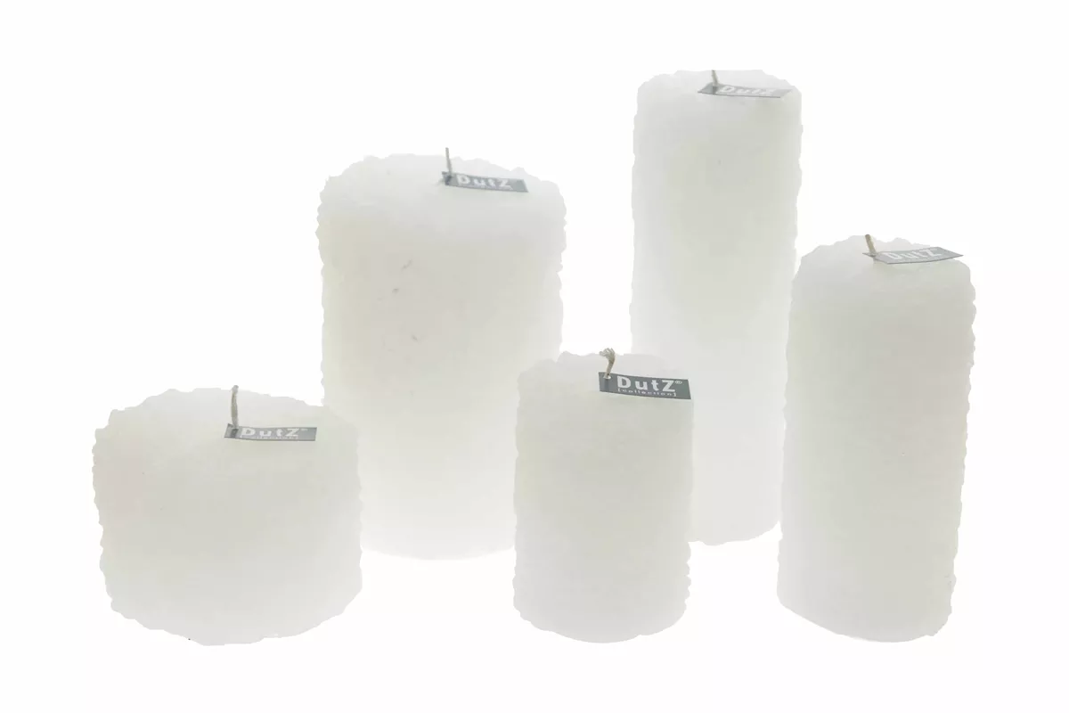 DutZ Kaars | Ice White | H15 x D7 cm