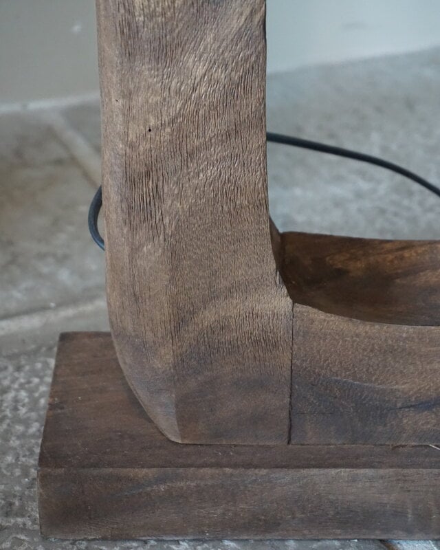Light&Living Vloerlamp Kelafo Hout Bruin | H125 x B38 x D12