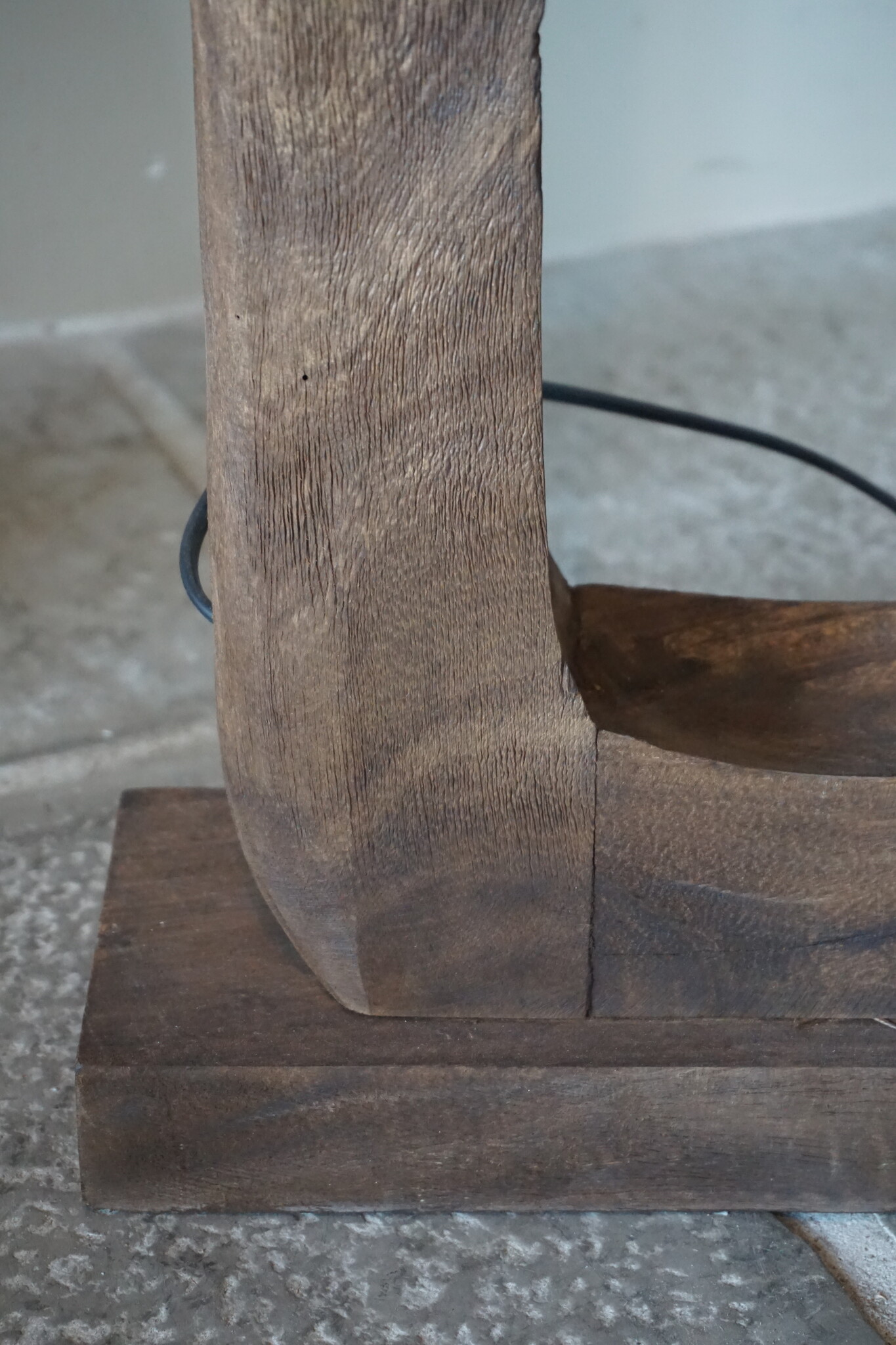 Light&Living Vloerlamp Kelafo Hout Bruin | H125 x B38 x D12