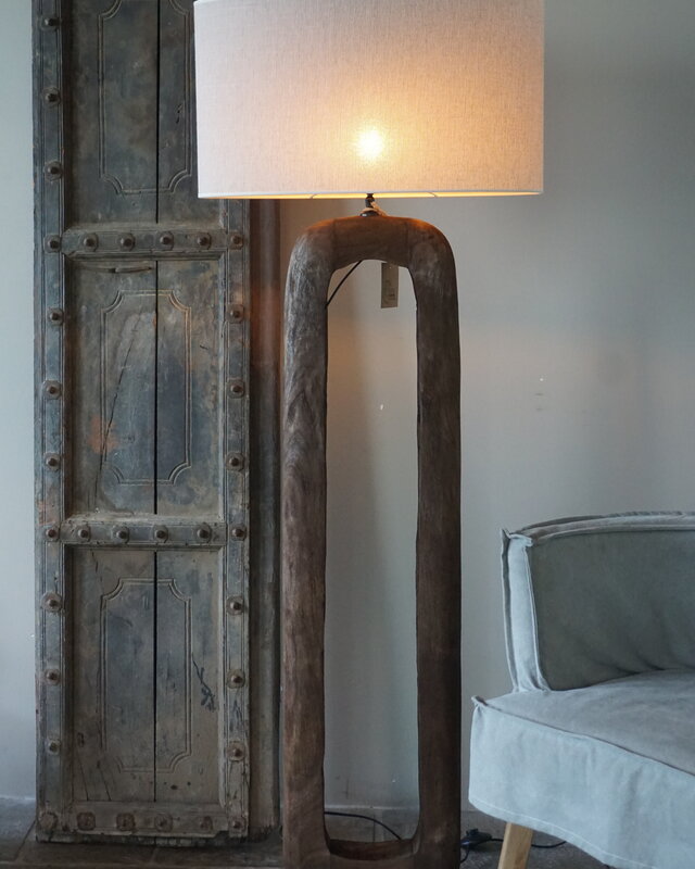 Light&Living Lampenkap Ovaal Recht Smal Parel Wit Breska| Verschillende Maten
