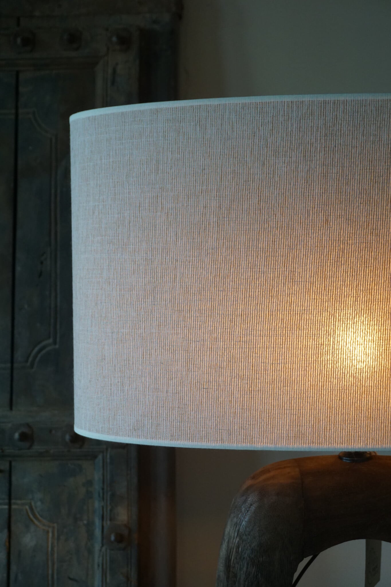Light&Living Lampenkap Ovaal Recht Smal Parel Wit Breska| Verschillende Maten