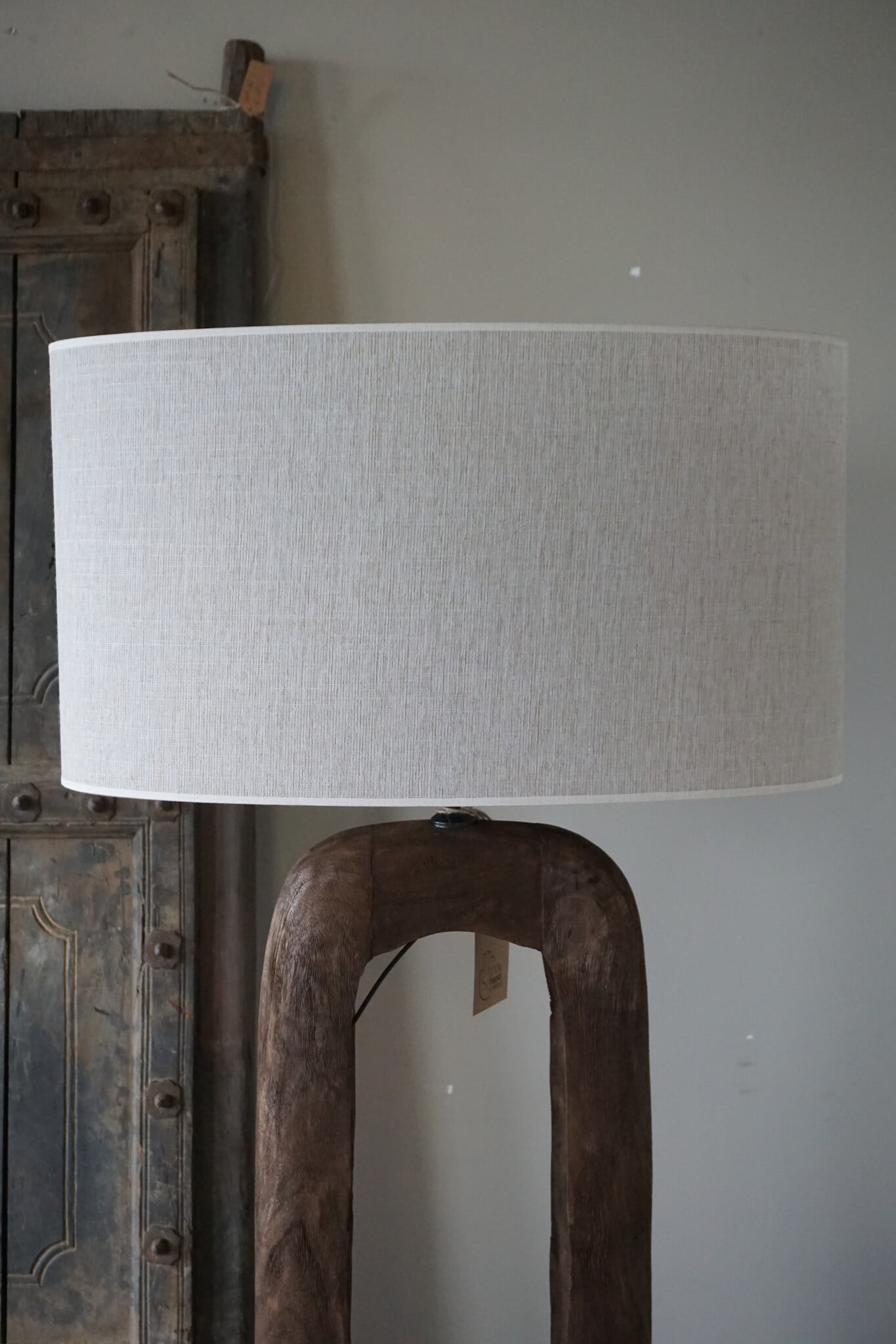 Light&Living Lampenkap Ovaal Recht Smal Parel Wit Breska| Verschillende Maten