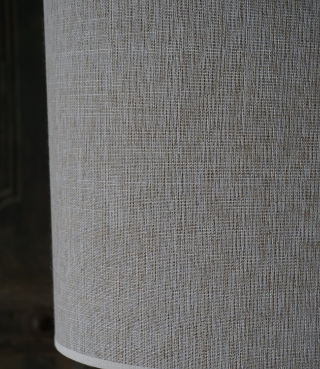 Light&Living Lampenkap Ovaal Recht Smal Parel Wit Breska| Verschillende Maten