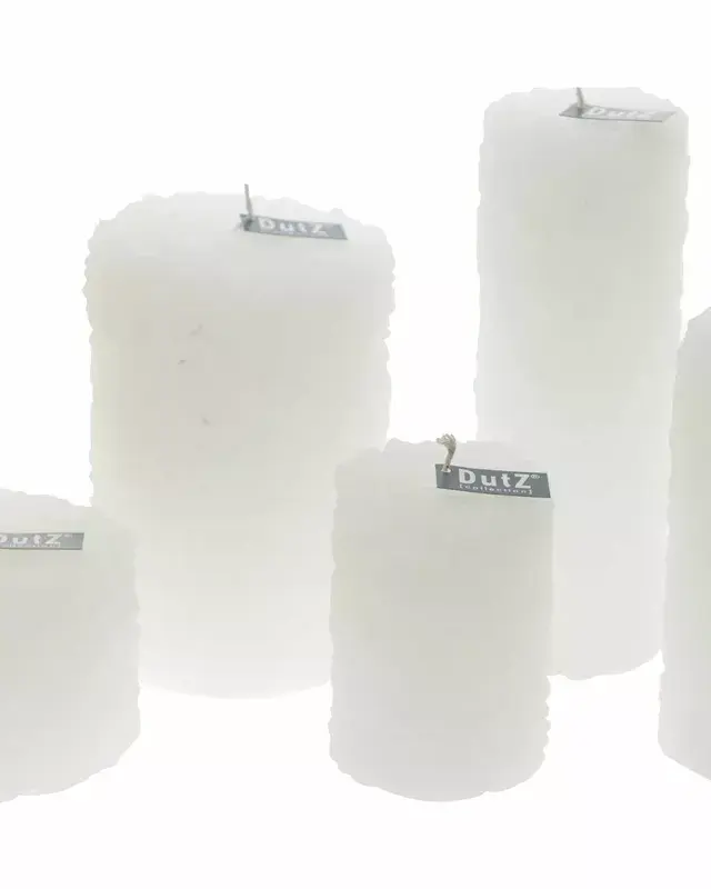 DutZ Kaars | Ice White | H20 x D7 cm