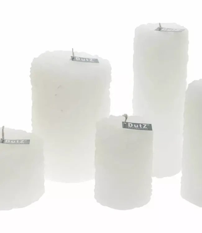 DutZ Kaars | Ice White | H20 x D7 cm