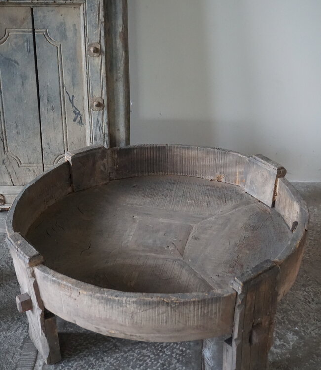 Rene Houtman Chakki Tafeltje Oud Hout Bruin | D65 x H26 cm