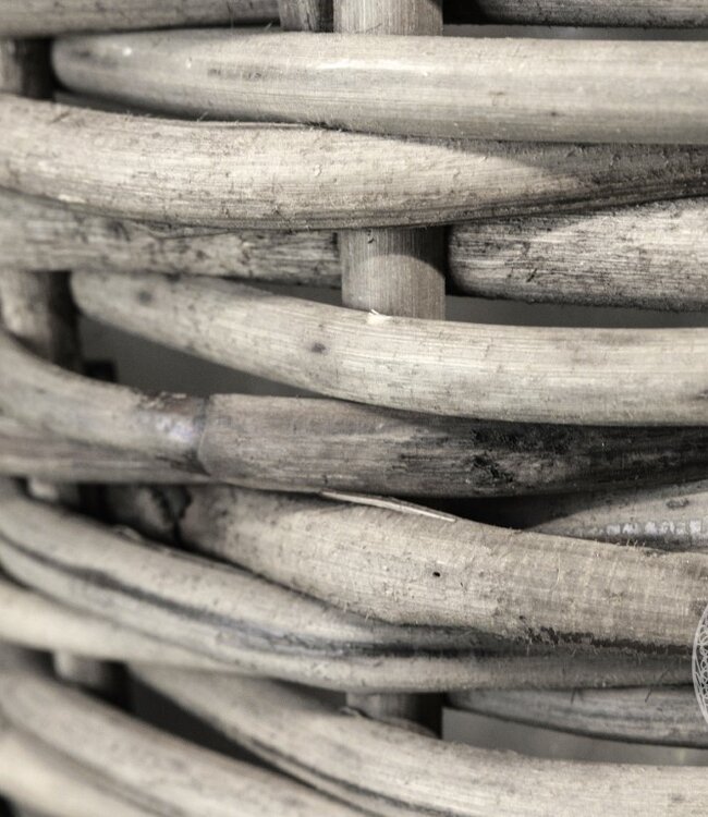 Be-Uniq Set Van 3 manden Sera H40, H35, H30 | Rattan Grey