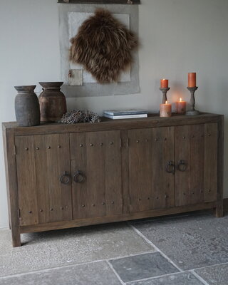 Rene Houtman Sidetable/Dressoir Grey | L180xD46xH90 cm 4-deurs