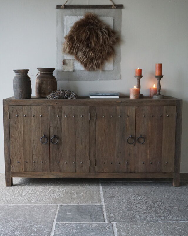 Rene Houtman Sidetable/Dressoir Grey | L180xD46xH90 cm 4-deurs