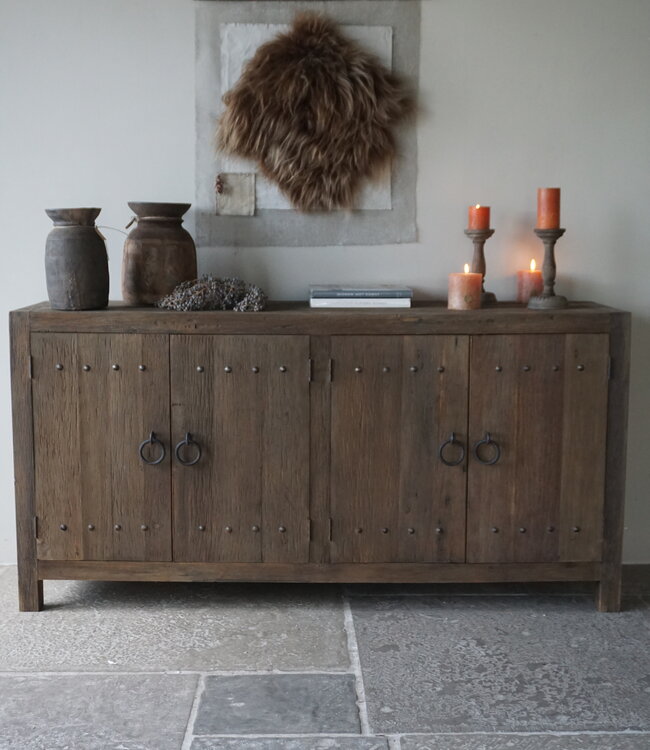 Rene Houtman Sidetable/Dressoir Grey | L180xD46xH90 cm 4-deurs