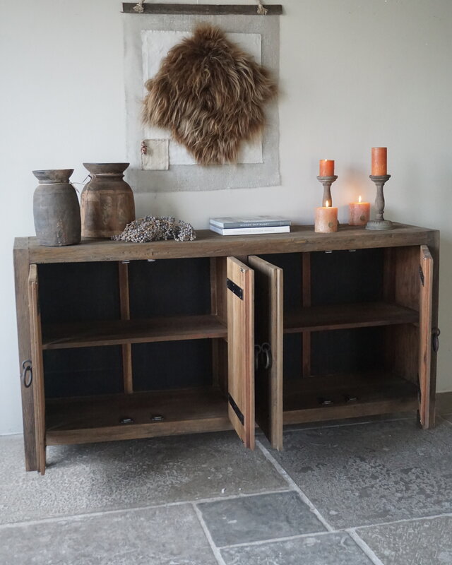 Rene Houtman Sidetable/Dressoir Grey | L180xD46xH90 cm 4-deurs