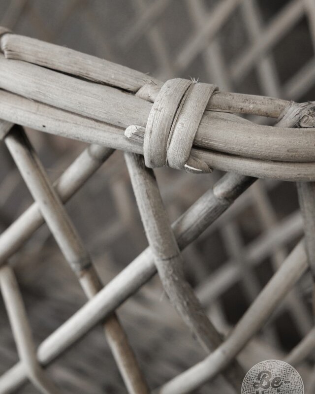 Be-Uniq Set Van 2 Opbergmanden Dionne | Grey Rattan