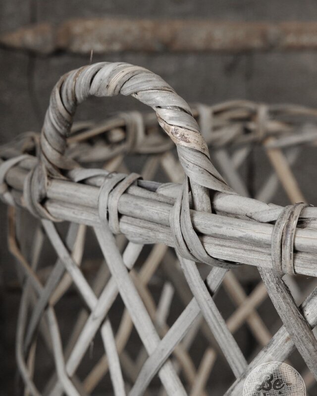 Be-Uniq Set Van 2 Opbergmanden Dionne | Grey Rattan