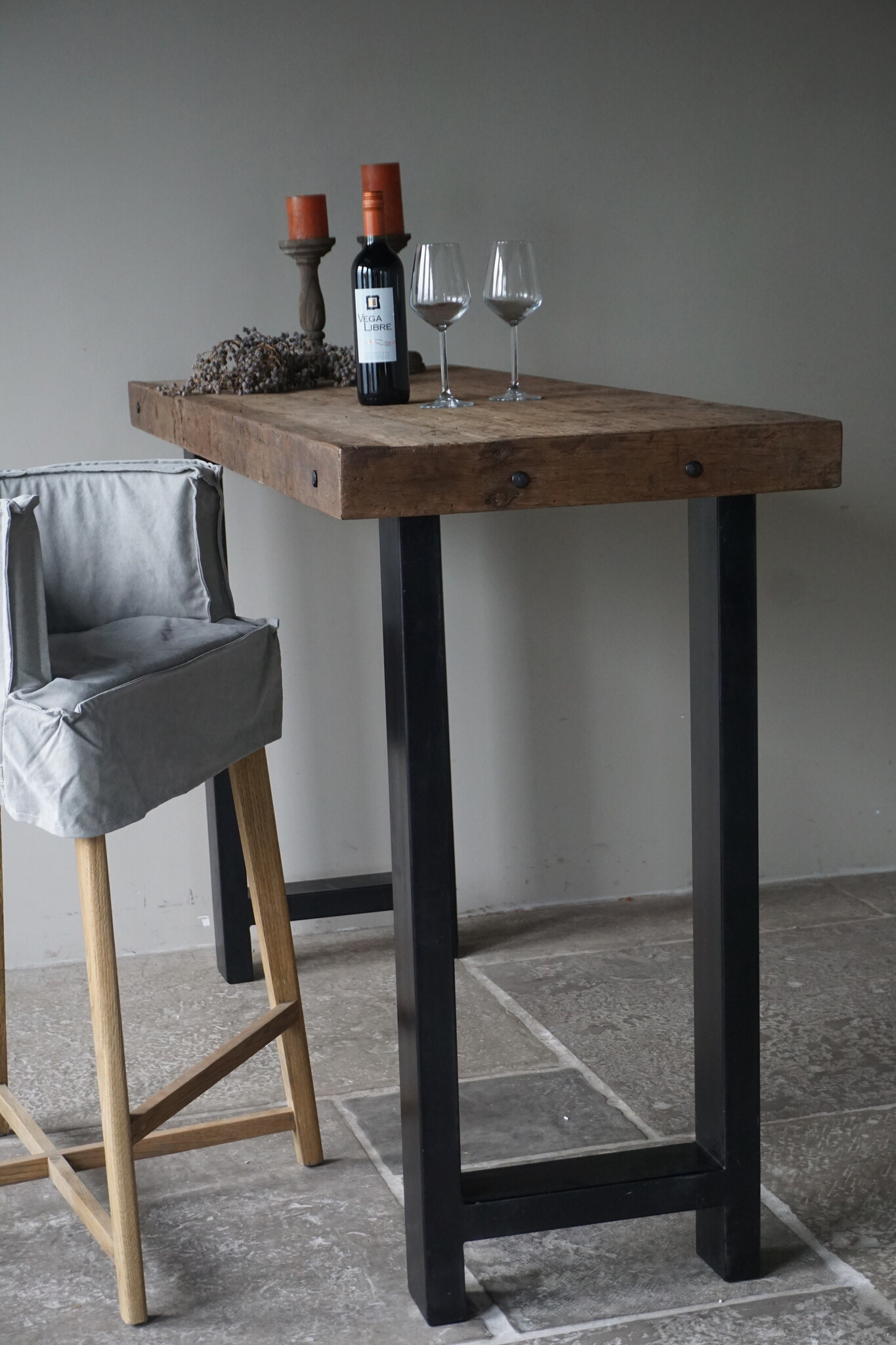 Rene Houtman Bartafel Teak Barrano 175x60x108 cm