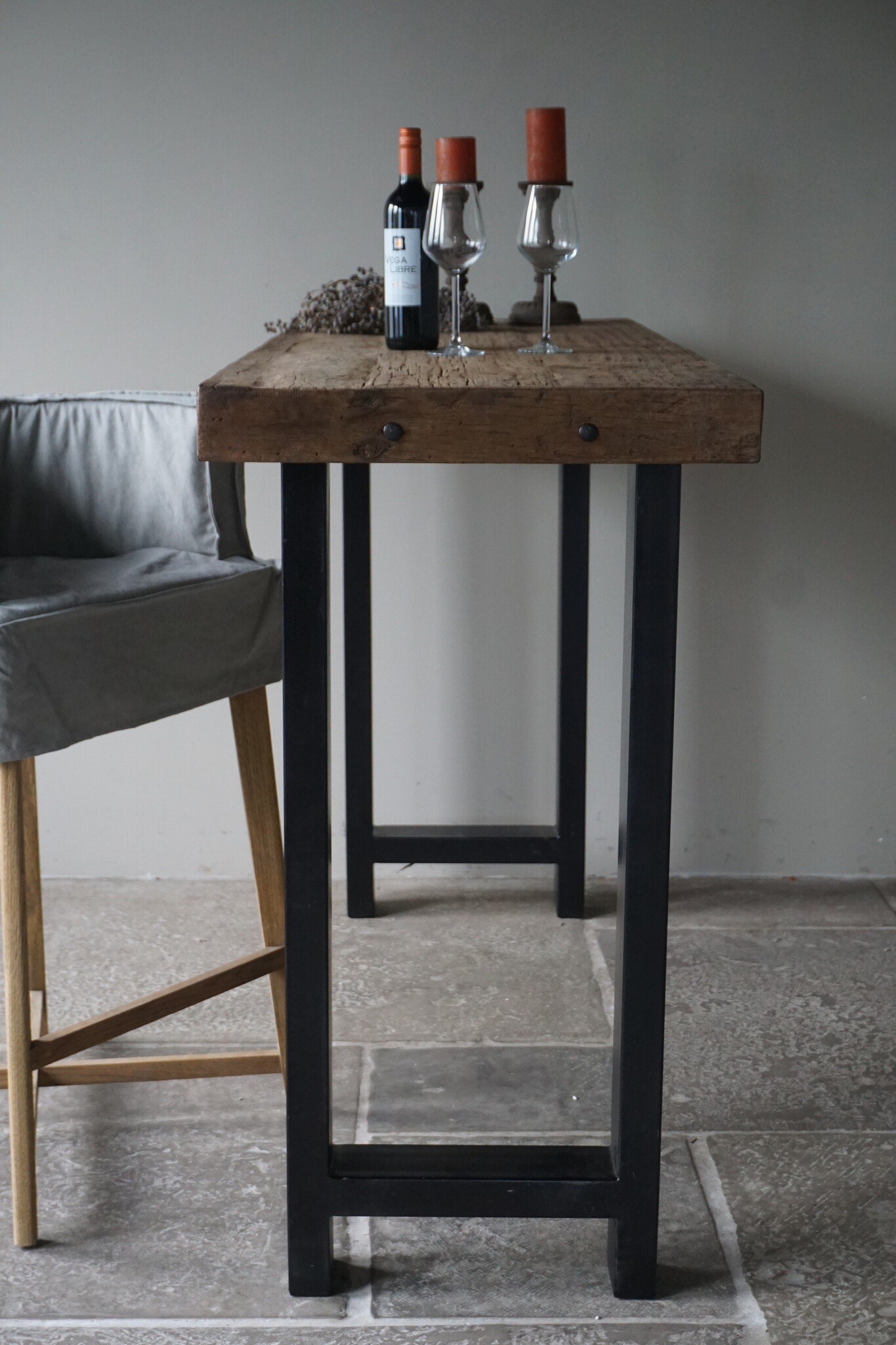 Rene Houtman Bartafel Teak Barrano 175x60x108 cm