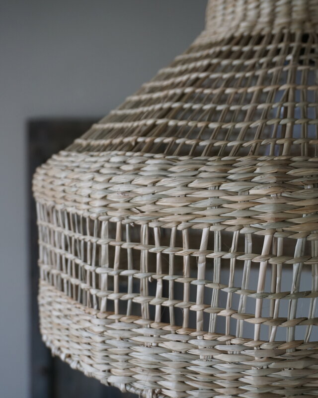 Light&Living Latika Hanglamp - Zeegras - 45 x H30 cm