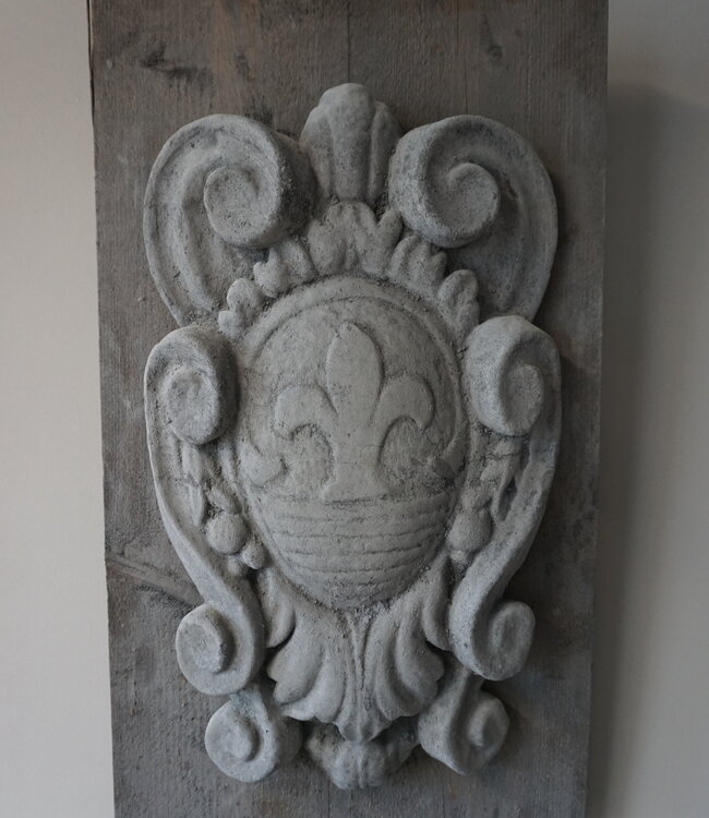 Rene Houtman Wandpaneel | Franse Lelie | H69,5 x B39 x D12 cm