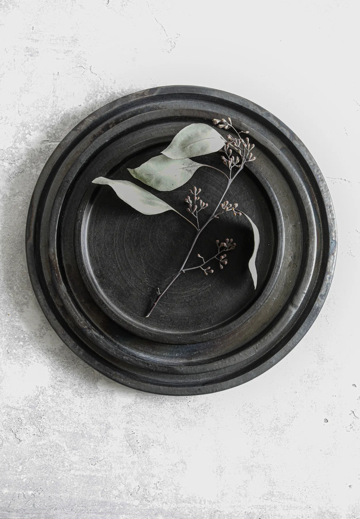 Bazar Bizar Het Terracotta Burned Bord - Zwart - L