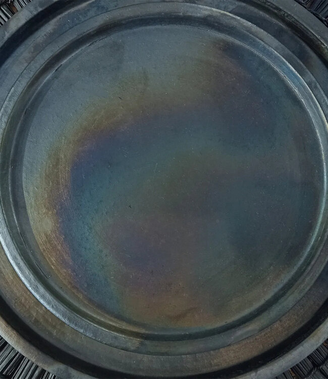 Bazar Bizar Het Terracotta Burned Bord - Zwart - L