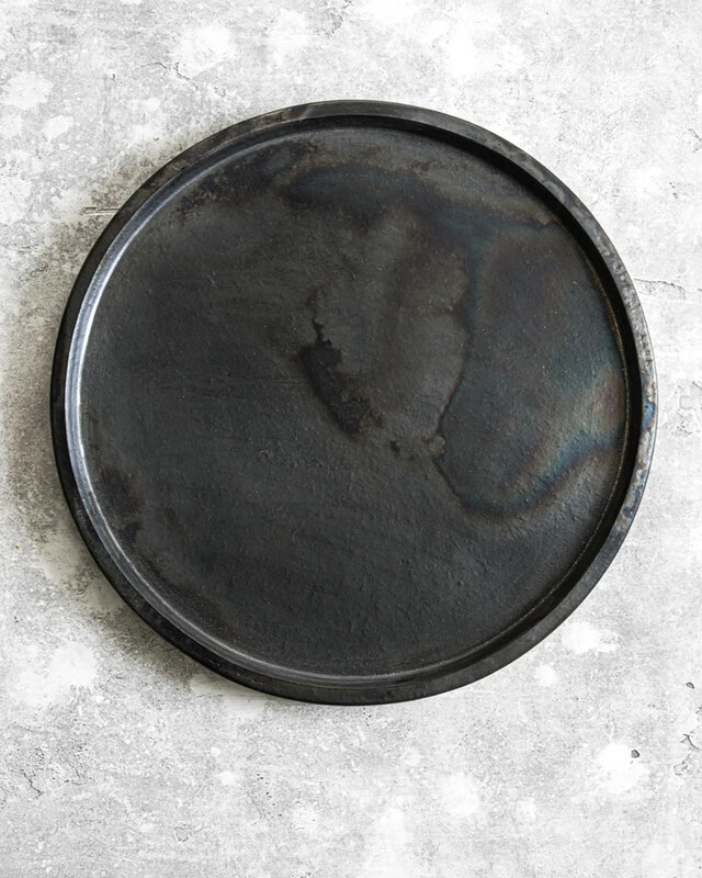 Bazar Bizar Het Terracotta Burned Bord - Zwart - L