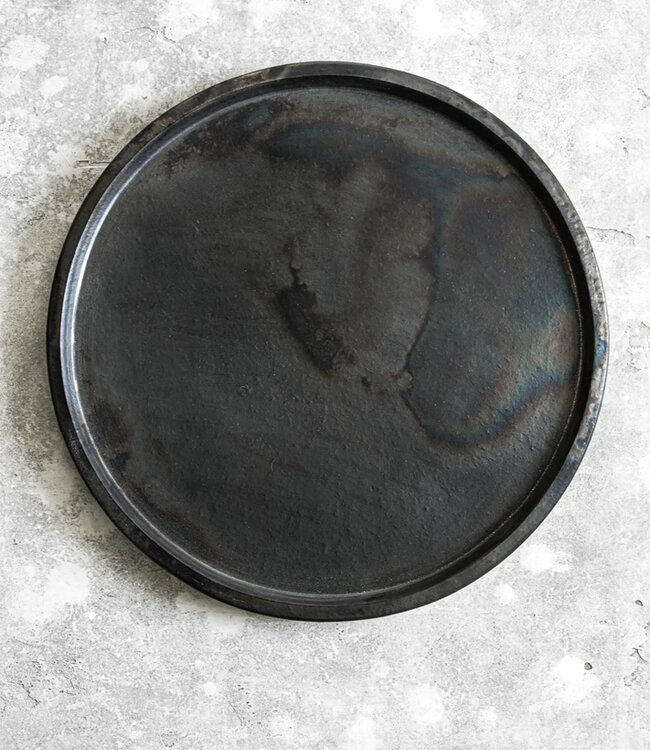 Bazar Bizar Het Terracotta Burned Bord - Zwart - L