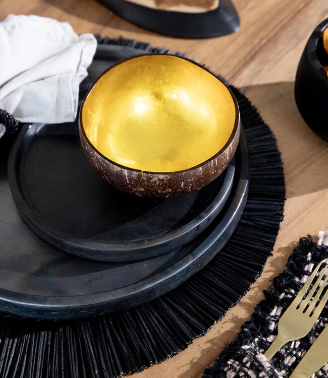 Bazar Bizar Het Terracotta Burned Bord - Zwart - L