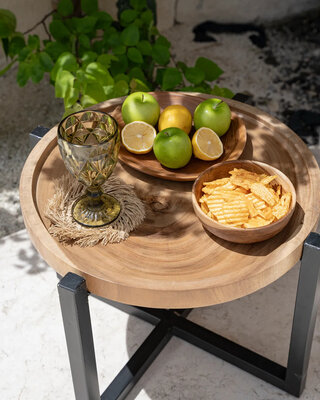 Bazar Bizar De Teak Root Snack Kom - M
