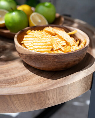 Bazar Bizar De Teak Root Snack Kom - S