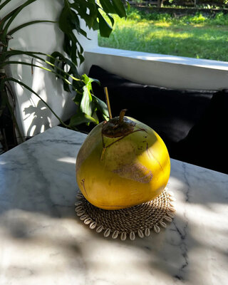Bazar Bizar De Seagrass Shell Pannenonderzetter - Naturel