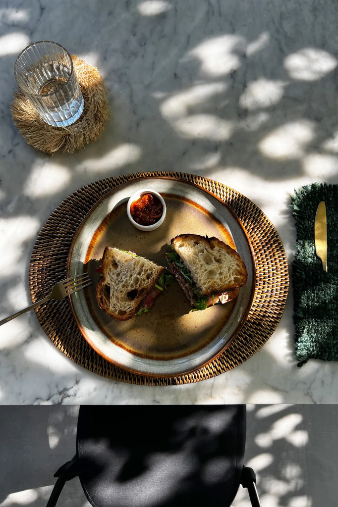 Bazar Bizar De Colonial Ovale Placemat - Naturel Bruin