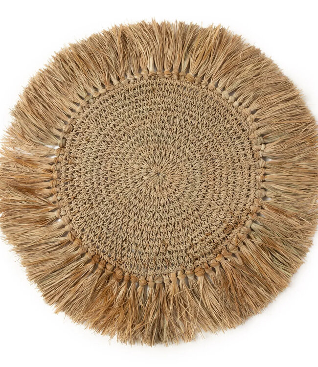 Bazar Bizar De Gehaakte Raffia Placemat - Naturel