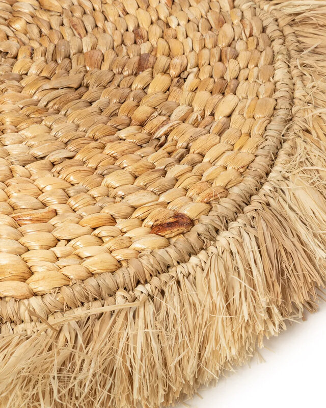 Bazar Bizar De Water Hyacinth Raffia Placemat - Naturel