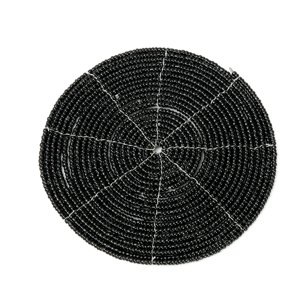 Bazar Bizar De Beaded Onderzetter - Zwart