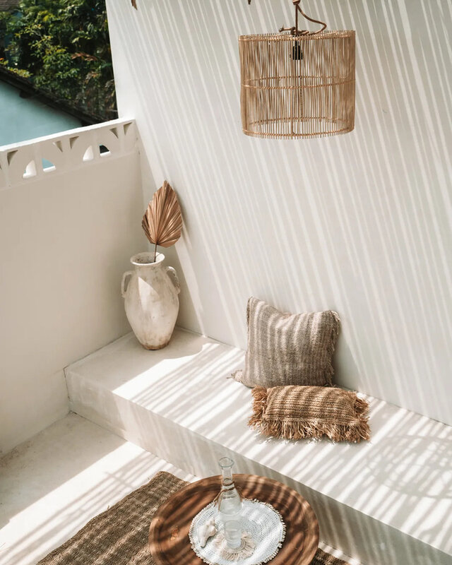 Bazar Bizar De Seagrass Shell Placemat - Wit