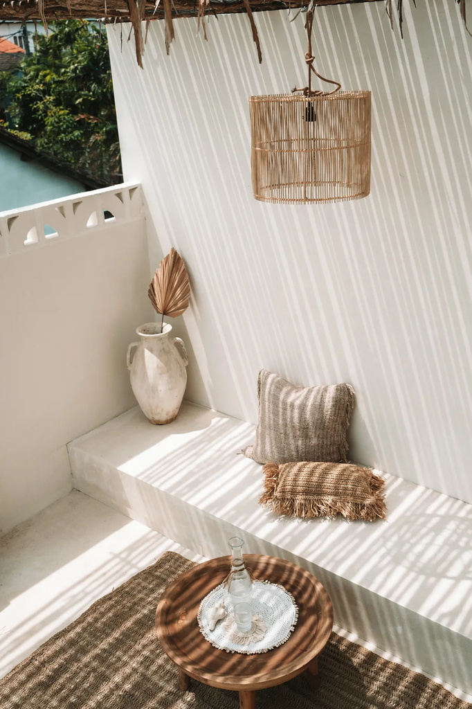 Bazar Bizar De Seagrass Shell Placemat - Wit