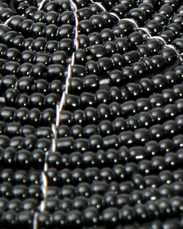 Bazar Bizar De Beaded Onderzetter - Zwart